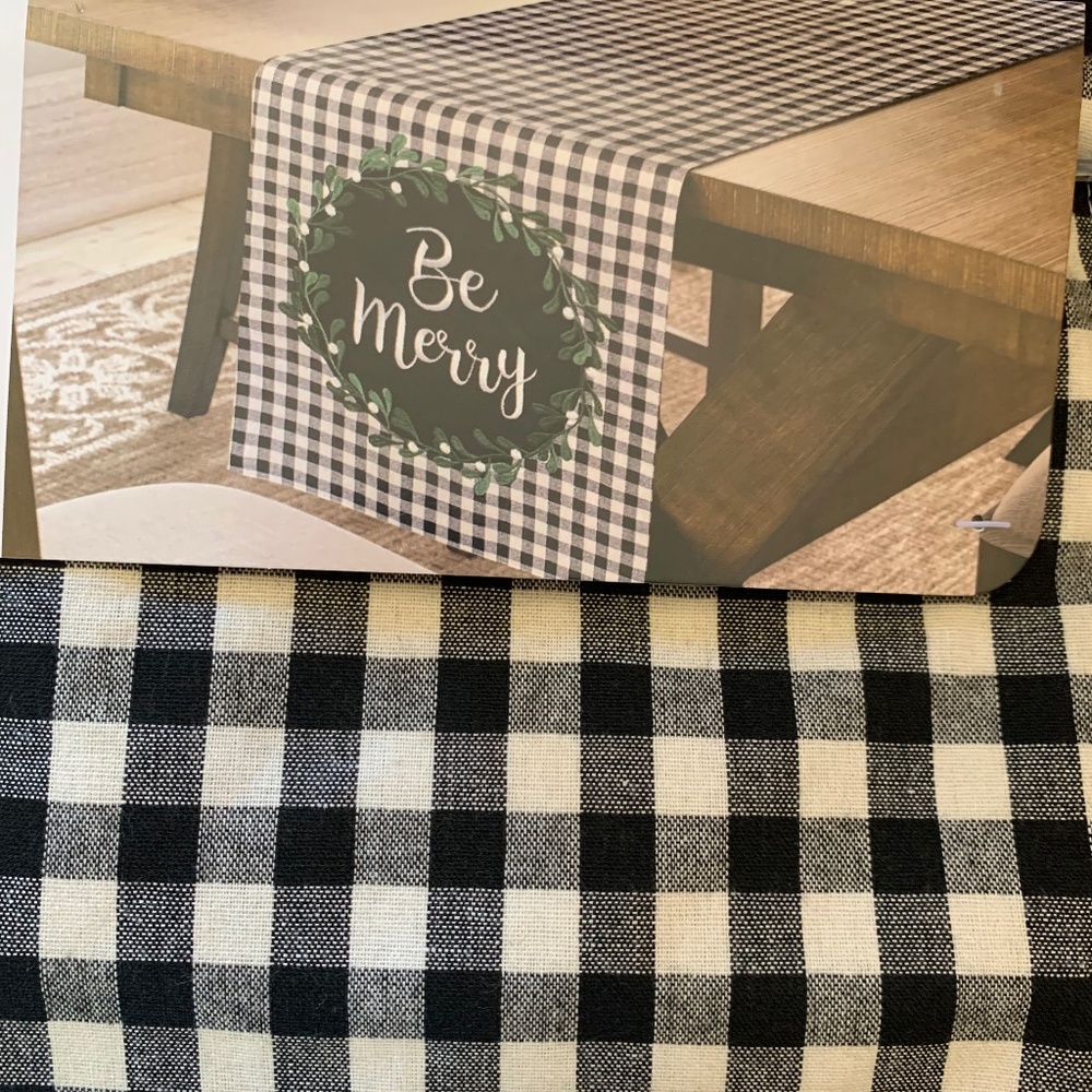 Sleigh Hill Buffalo Plaid Table Runner